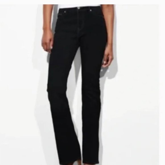 Levis 512 Perfectly Slimming Bootcut Blue Jeans - Picture 1 of 8